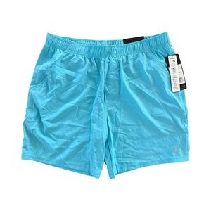 RBX Men's 7" Blue Sports Training Shorts NWT Size L